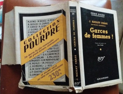 C1 James Hadley CHASE Garces De Femmes SERIE NOIRE CARTONNEE Avec Jaquette 1952 Port Inclus France - Série Noire