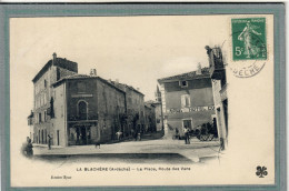 CPA (07) La BLACHERE- Aspect De La Place Et De La Route Des Vans En 1908 - Altri & Non Classificati