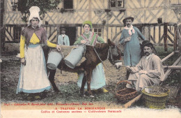 FRANCE - Coiffes Et Costumes Anciens - Cultivateurs Normands - Folklore - Carte Postale Ancienne - Autres & Non Classés