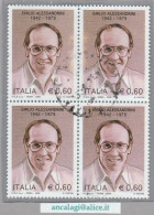 USATI ITALIA 2009 - Ref.1135A "EMILIO ALESSANDRINI" 1 Val. In Quartina - - 2001-10: Used