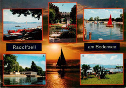 73938278 Radolfzell_Bodensee Gondelhafen Stadtgarten Yachthafen Cafe Mettnau Str - Radolfzell