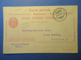 Helvetia - Suisse Entier Postal De 1907 - Entiers Postaux