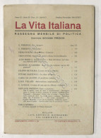 La Vita Italiana - Rassegna Mensile Di Politica - Anno 32 - N. 2-3 - 1944 - Otros & Sin Clasificación