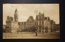 België - Belgique - Brussel CPA  St Gilles - Hotel Communal - Used With Timbre ° 123 / 1913 - Monuments