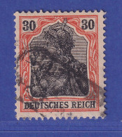 Dt. Reich Germania Kriegsdruck 30 Pf Mi.-Nr. 89 II Y  Gestempelt Gepr. Zenker - Usati