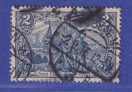 Dt. Reich 2 Mark Kriegsdruck Mi.-Nr. 95 A II  Gestempelt Gepr. ZENKER BPP - Used Stamps