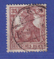 Dt. Reich 1918 Germania 35 Pf Mi.-Nr. 103 C  Gestempelt Gepr. INFLA - Oblitérés