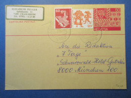 Helvetia - Suisse Entier Postal De 1986 - Enteros Postales