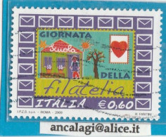 USATI ITALIA 2009 - Ref.1138A "GIORNATA DELLA FILATELIA" 1 Val. - - 2001-10: Used