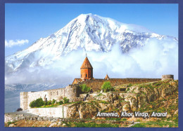 Armenia. Khor Virap Monastery (ХVll Century),Ararat Mountain (5165 M) - Arménie