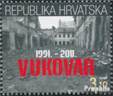 Kroatien 1012 (kompl.Ausg.) Postfrisch 2011 Zerstörung Von Vukovar - Croatie