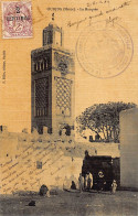 Maroc - OUJDA - La Mosquée - Ed. F. Millet Carte Toilée Couleur - Altri & Non Classificati