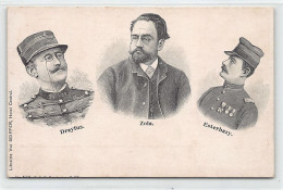 Judaica - FRANCE - Affaire Dreyfus - Le Capitaine Dreyfus - E. Zola - Le Traître Esterhazy - Ed. Veuve Seiffer  - Jodendom