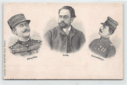 Judaica - FRANCE - Affaire Dreyfus - Le Capitaine Dreyfus - E. Zola - Le Traître Esterhazy - Ed. Veuve Seiffer  - Giudaismo