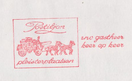 Meter Cover Netherlands 1981 Horse - Carriage - Postillion - Paardensport