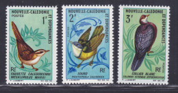 NOUVELLE CALEDONIE N°  345 à 347 ** MNH Neufs Sans Charnière, TB (D2316) Oiseaux - 1967-68 - Ongebruikt