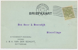 Firma Briefkaart Rotterdam 1918 - Stoomboot Reederij - Non Classificati