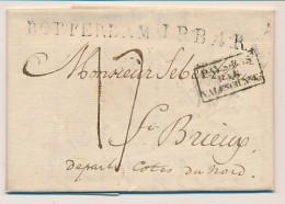Rotterdam - Saint Brieuc Frankrijk 1821 - L.P.B.4.R - ...-1852 Voorlopers