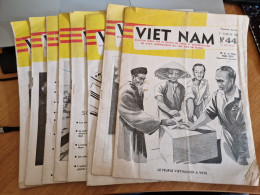 Lot 9 Numéros Du Bulletin "Viet Nam" - 1953 - Politica