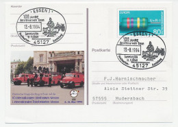 Card / Postmark Germany 1994 Fire Brigade - Pompieri