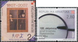 Kroatien 815,817 (kompl.Ausg.) Postfrisch 2007 Stadtmuseum, Philatelie - Croatia