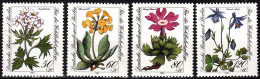 GERMANY BERLIN 1983 FLORA Plants: Alpine Flowers. Charity. Complete Set, MNH - Other & Unclassified