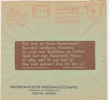 Meter Cover Netherlands 1935 Apple - Pear - Cherries - Eat Dutch Fruit - Arnhem - Fruit