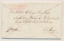 HARLINGEN FRANCO - S Gravenhage 1820 - ...-1852 Prephilately