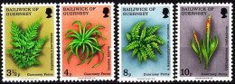 GREAT BRITAIN / GUERNSEY 1975 FLORA Plants: Ferns. Complete Set, MNH - Other & Unclassified