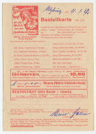 Illustrated Reply Card Germany 1962 Bee - Honey - Autres & Non Classés
