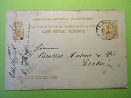 Luxembourg - Entier Postal De 1884 - Ganzsachen