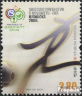 Kroatien 761 (kompl.Ausg.) Postfrisch 2006 Fussball WM - Kroatien