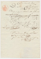 Fiscaal Empire Francais 25 C. Dordrecht 1812 - Fiscale Zegels