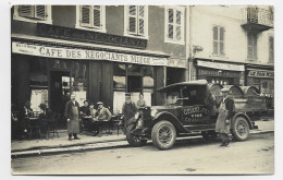 ALBERTVILLE CARTE PHOTO CAFE DE NEGOCIANTS  RARE - Albertville