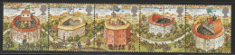 GRANDE BRETAGNE - N°1826/30 ** (1995) "Shakespeare's Globe" - Unused Stamps