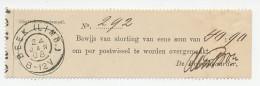 Beek 1908 - Stortingsbewijs Postwissel - Sin Clasificación