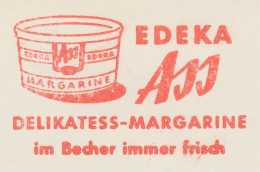 Meter Cover Germany 1959 Margarine - |Butter - Ernährung