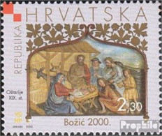 Kroatien 559 (kompl.Ausg.) Postfrisch 2000 Weihnachten - Kroatien