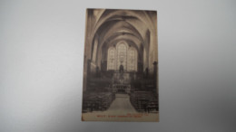 DEP 91 ESSONNE  CARTE ANCIENNE EN N/BL MILLY INTERIEUR DE L'EGLISE EDIT LUTZVEILLER  DE 1925/TBE - Milly La Foret