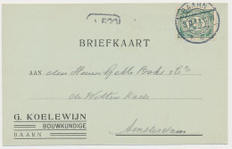 Firma Briefkaart Baarn 1911 - Bouwkundige - Zonder Classificatie