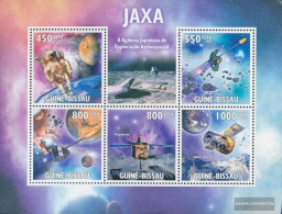 Guinea-Bissau 4492-4496 Sheetlet (complete. Issue) Unmounted Mint / Never Hinged 2009 JAXA Japanese Raumfahrtagentur - Guinée-Bissau