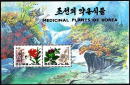 KOREA 1994 FLORA Flowers: Medicinal Plants. Mini-Sheet, MNH - Heilpflanzen