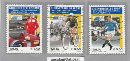 USATI ITALIA 2009 - Ref.1140 "GIORNATA DELLO SPORT" Serie Di 3 Val. - - 2001-10: Gebraucht