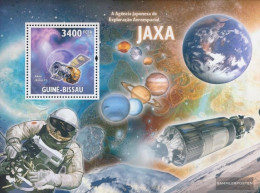 Guinea-Bissau Miniature Sheet 733 (complete. Issue) Unmounted Mint / Never Hinged 2009 JAXA Japanese Raumfahrtagentur - Guinea-Bissau