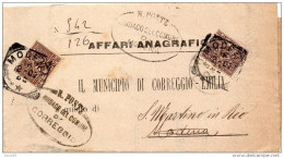 1902  LETTERA CON ANNULLO MODENA - Storia Postale