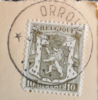 Sterstempel ORROIR   Op Postkaart Kluisberg ) Mont De L'Enclus - Sellos Con Estrellas