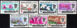 MALAYSIA JOHOR 1965 FLORA Plants Flowers: Orchids. Complete Set, MVLH - Orchids