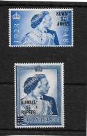 KUWAIT 1948 SILVER WEDDING SET UNMOUNTED MINT Cat £40+ - Kuwait