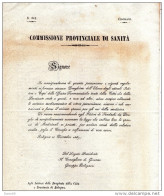 1847  BOLOGNA  - COMMISSIONE DI SANITÀ   ELENCO OFFICINE FARMACEUTICHE - Decretos & Leyes