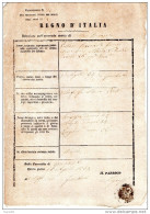 1864 CERTIFICATO DI MORTE - Historische Dokumente